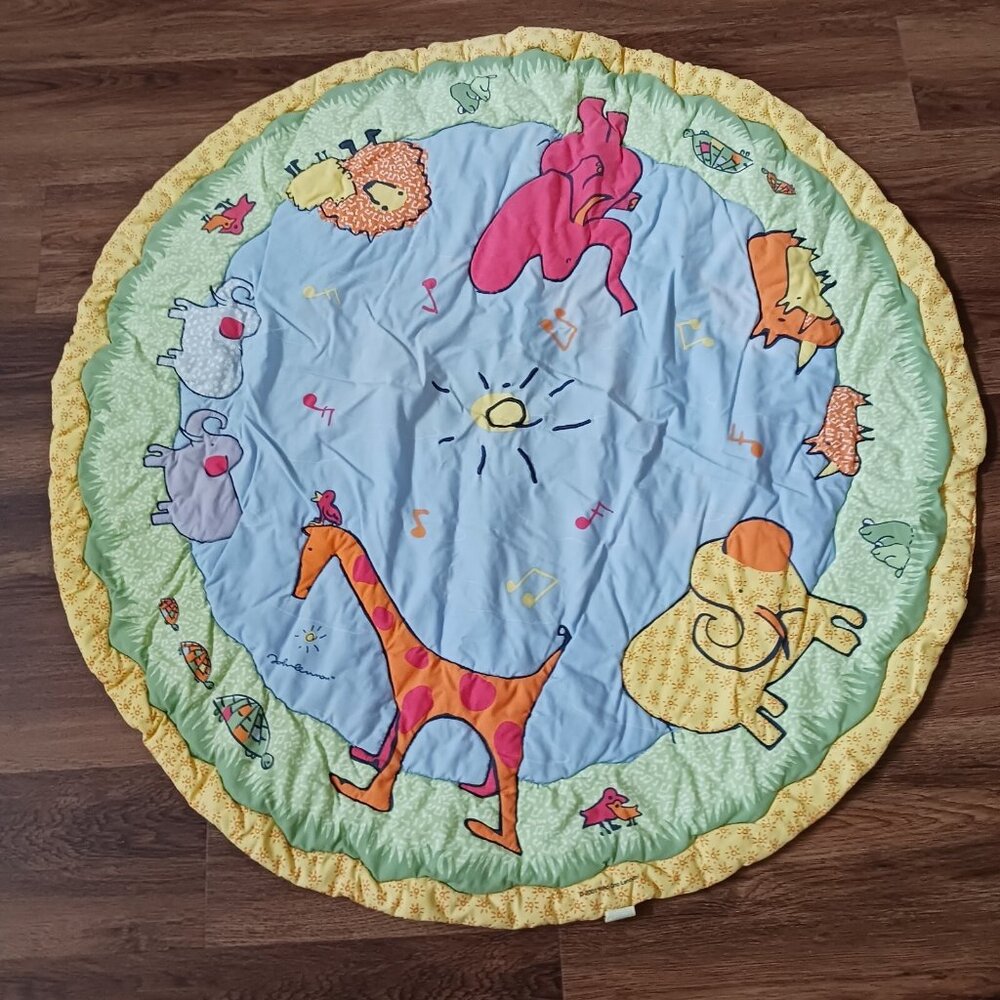Vintage Rare Carter's John Lennon Infant Activity Play Mat Safari 2001